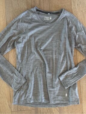Smartwool Merino 150 Womens Long Sleeve Grey Large